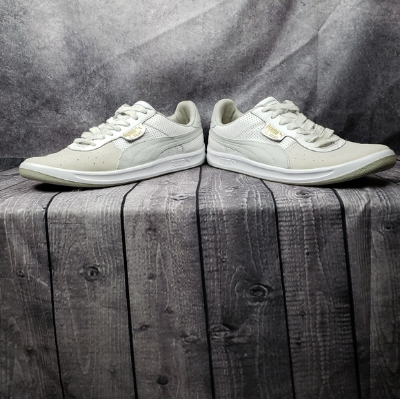 Puma G. Vilas like New, White Leather & Suede Sz.10 - Picture 4 of 6